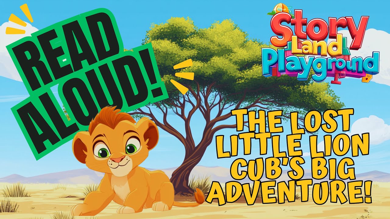 🦁 The Lion Cub's Big Adventure | READ Aloud - Fun & Heartwarming Jungle Story for Kids