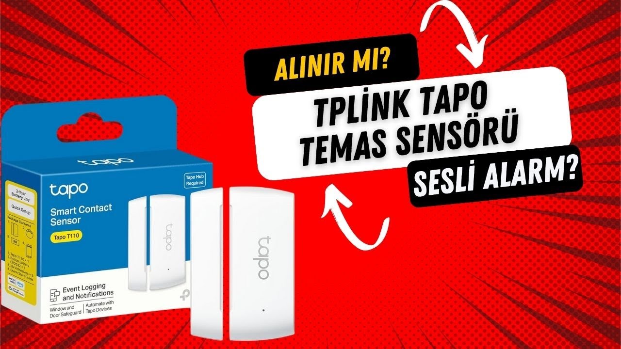 HIRSIZLARA NASIL ENGEL OLUYOR? Tp-Link Tapo T110 Akıllı Temas Sensörü İncelemesi