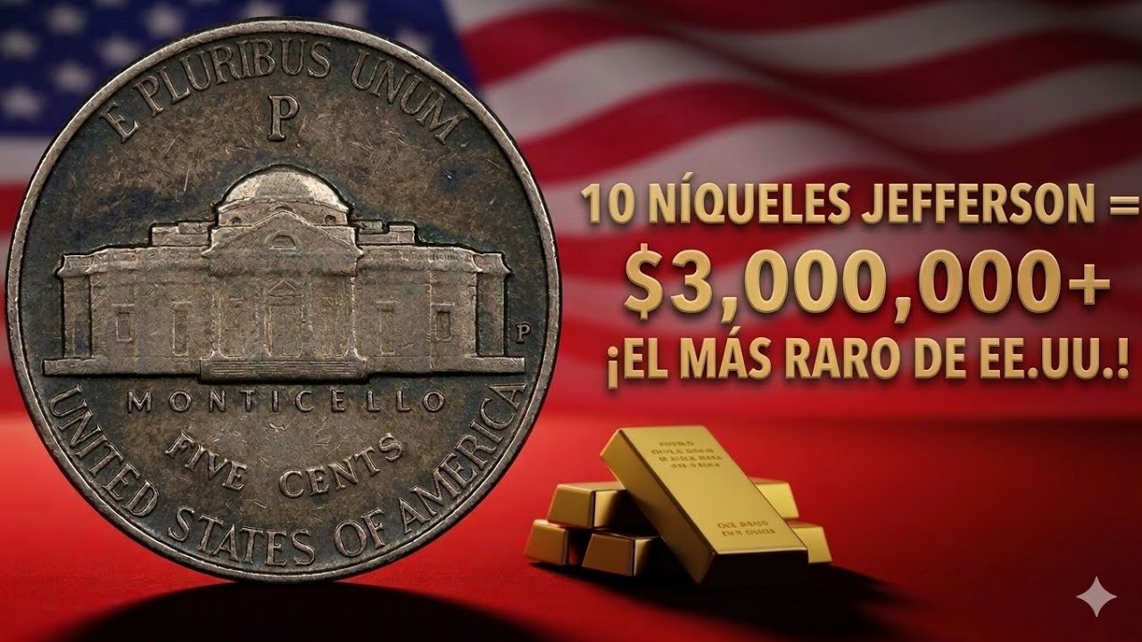 Los Jefferson Nickels en Mal Estado Más Valiosos que Valen $300,000 – ¡Raras Monedas de 5 Centavos!