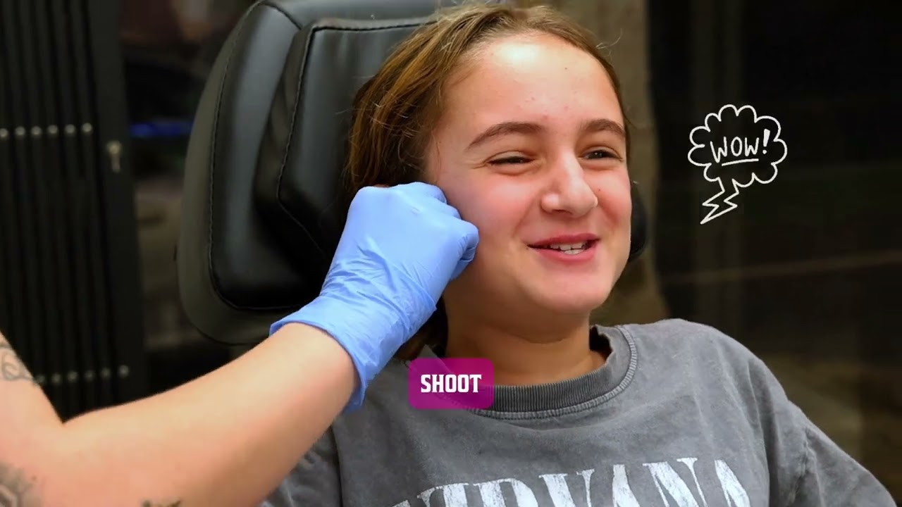 Absolute Chaos | Three Best Friends Get Their Ears Pierced Together 😭 | Second Lobe Piercings