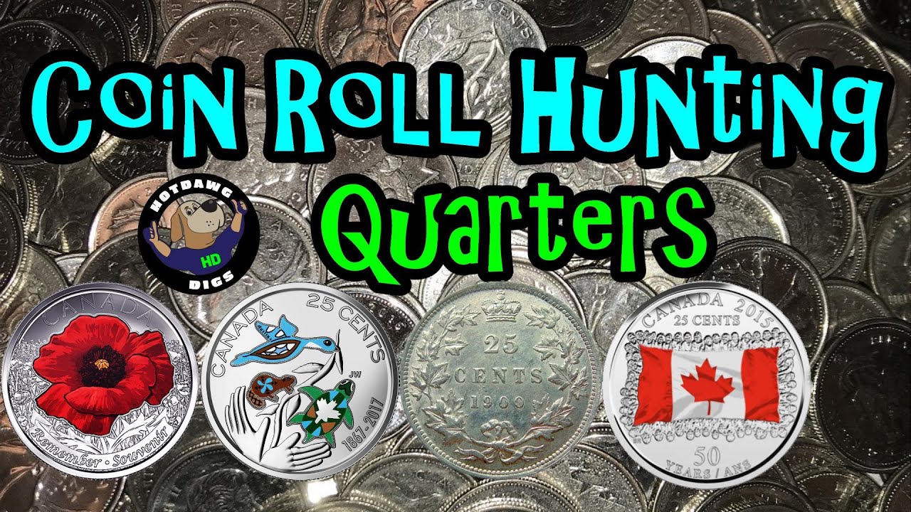 Coin Hunting Canadian Quarters Looking For Silver & Color
