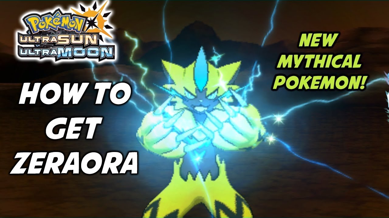 New Mythical Pokemon! How to Get Zeraora in Pokemon Ultra Sun and Ultra Moon