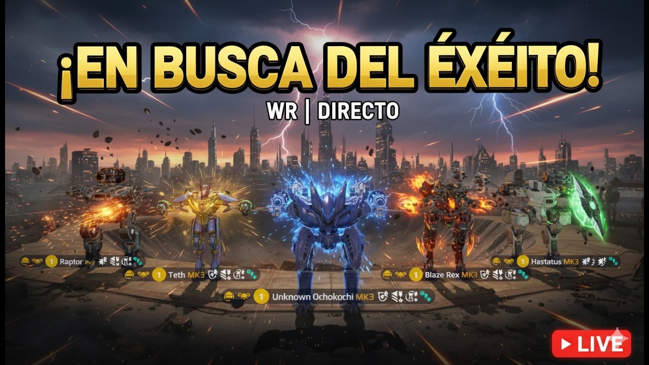 🔴 ¿PODRÁN DETENER EL ÉXITO? 🔥 Rachas épicas en Modo Aleatorio | War Robots