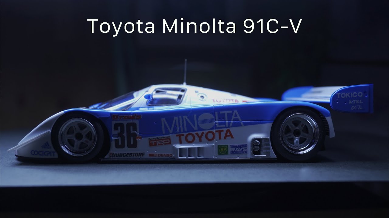 Toyota Minolta91C-V Hasegawa 1/24 scale plastic model [Full Build]