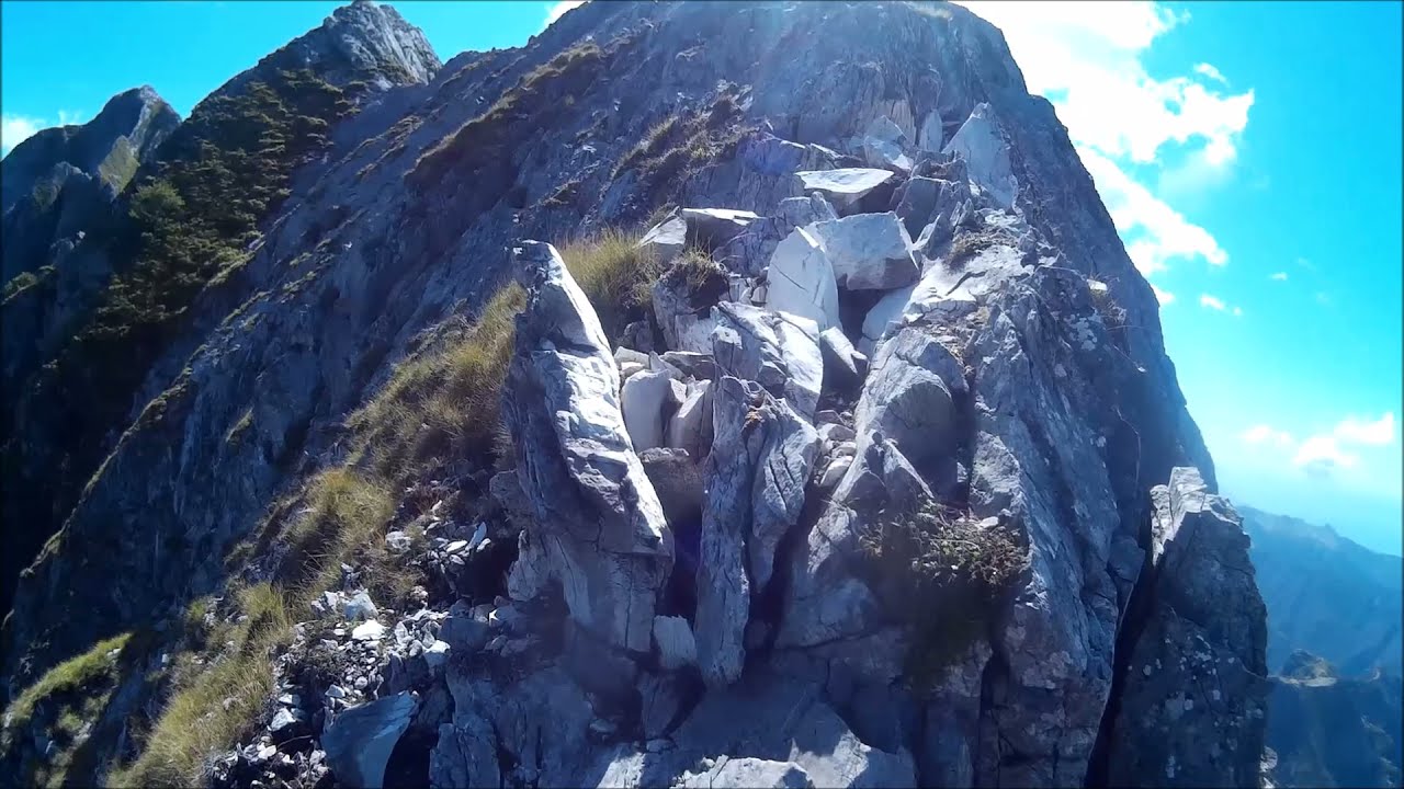 Alpi Apuane: M. Contrario (traversata da O a E)   29.8.2021