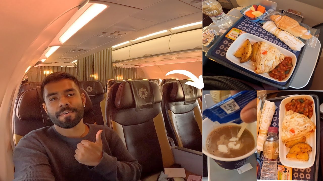 Luxurious Vistara PREMIUM ECONOMY With Unlimited Food || 5 Star Hotel banna diya ||