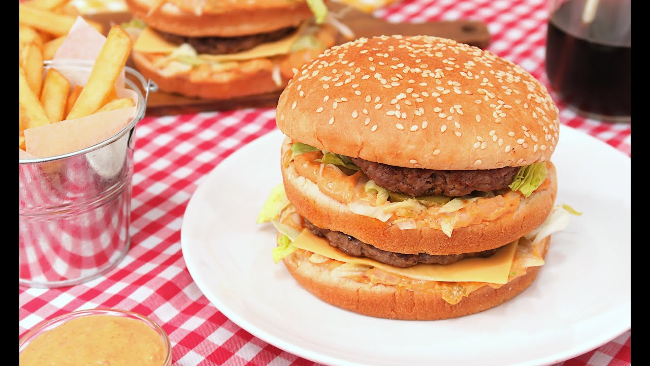 Cómo hacer Hamburguesa Big Mac casera | Carne y Salsa
