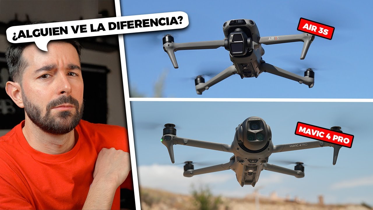 Comparo el DJI Mavic 4 Pro vs DJI Air 3S | Análisis calidad de imagen