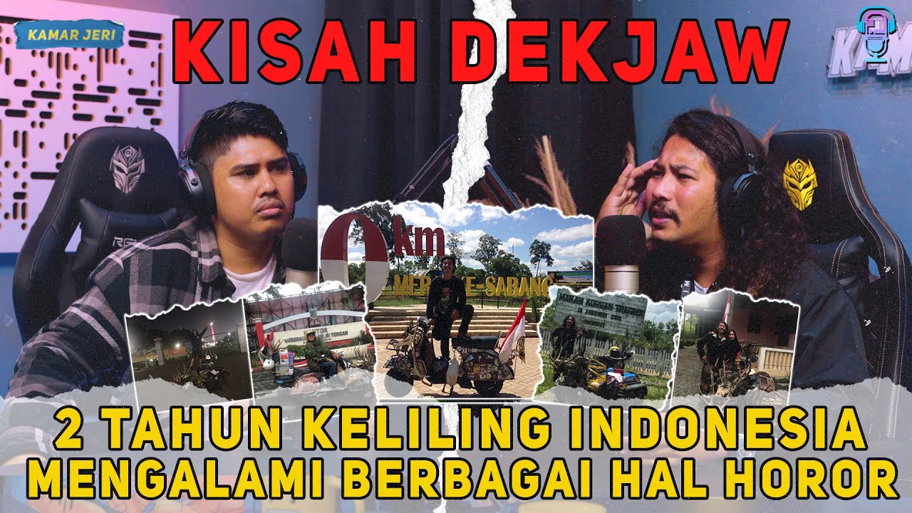 DARI ACEH NAIK VESPA SELAMA 2 TAHUN DEMI KELILING INDONESIA | DEKJAW