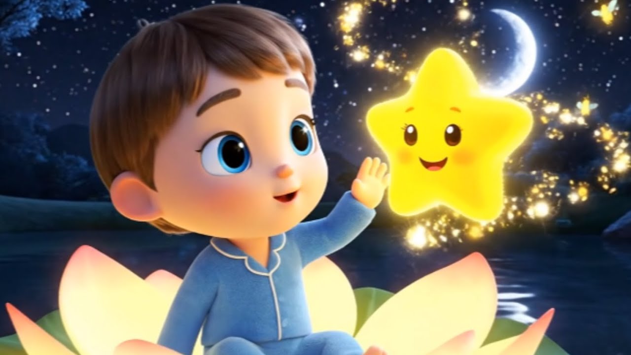 🌤️ Twinkle Twinkle Little Star Lullaby | Calm Piano Tune for Baby Sleep Time