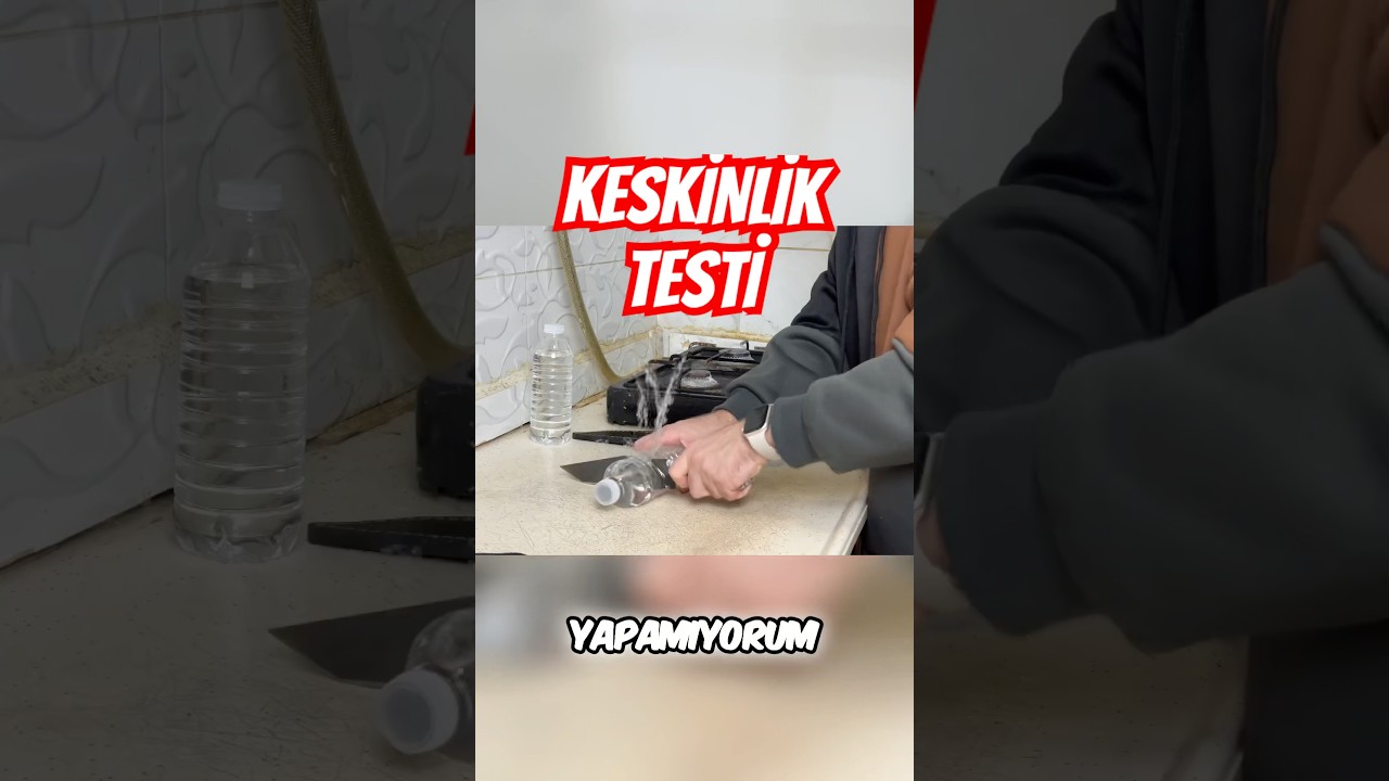 Damascus Bı&ccedil;ak İle Keskinlik Testi