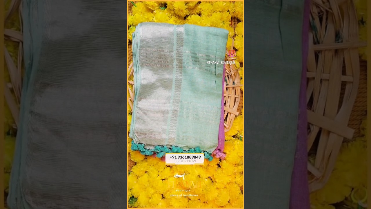 🥻Best Linen Saree Collections | Beautiful Shades of Linen❤️ #linensarees #sareegoals #sareehaul