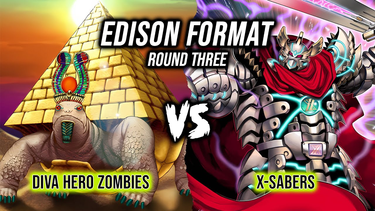 Формат Yu-Gi-Oh! Edison, раунд 3: Diva Hero Zombies против X-Sabers