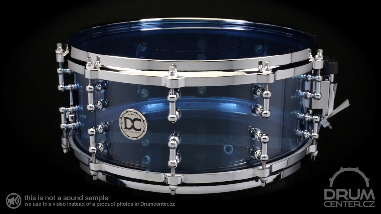 DC CUSTOM DRUMS Blue Acrylic 14x6
