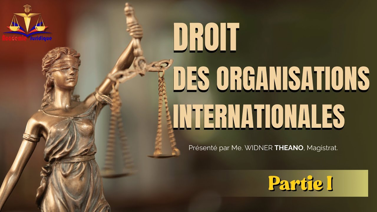 Cours de Droit des Organisations Internationales (Partie I)