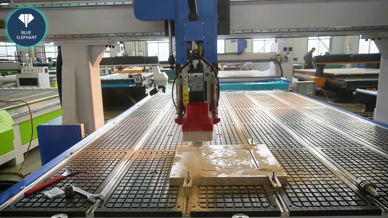2030 ATC 4 axis CNC machine test video for Gonzalo, Spain. SD251102