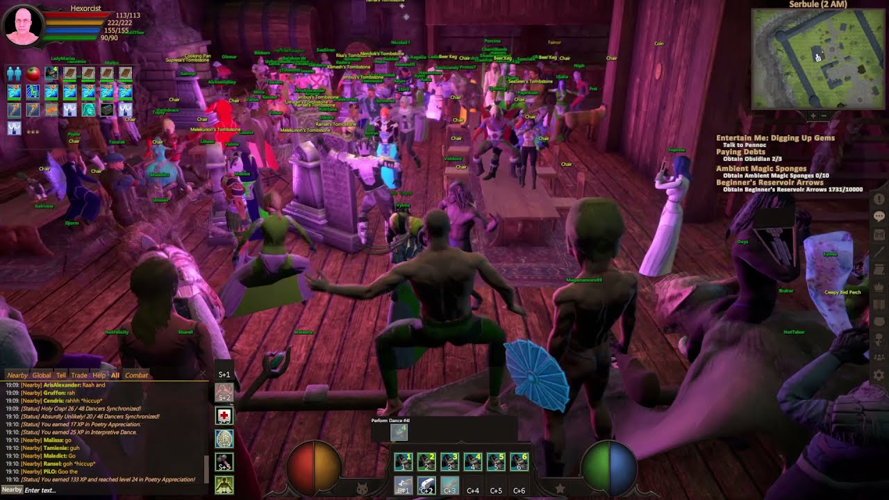 Project Gorgon - Raving at Serbule Inn Poetry Jam