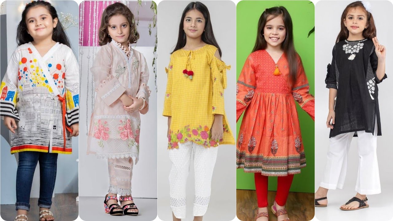 latest 45 kids casual and comfortable summer dress design ideas/branded lawn dress for 5-10year girl