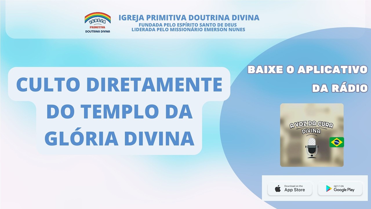 CULTO DE DOMINGO A NOITE  NA SEDE INTERNACIONAL 01-03- 2026