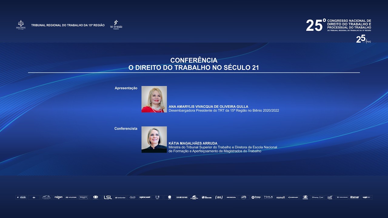 25º Congresso Nacional - Conferência - (com acessibilidade)