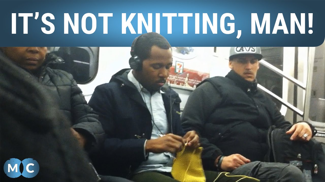 I crochet on the subway and I don’t care enough about what people think