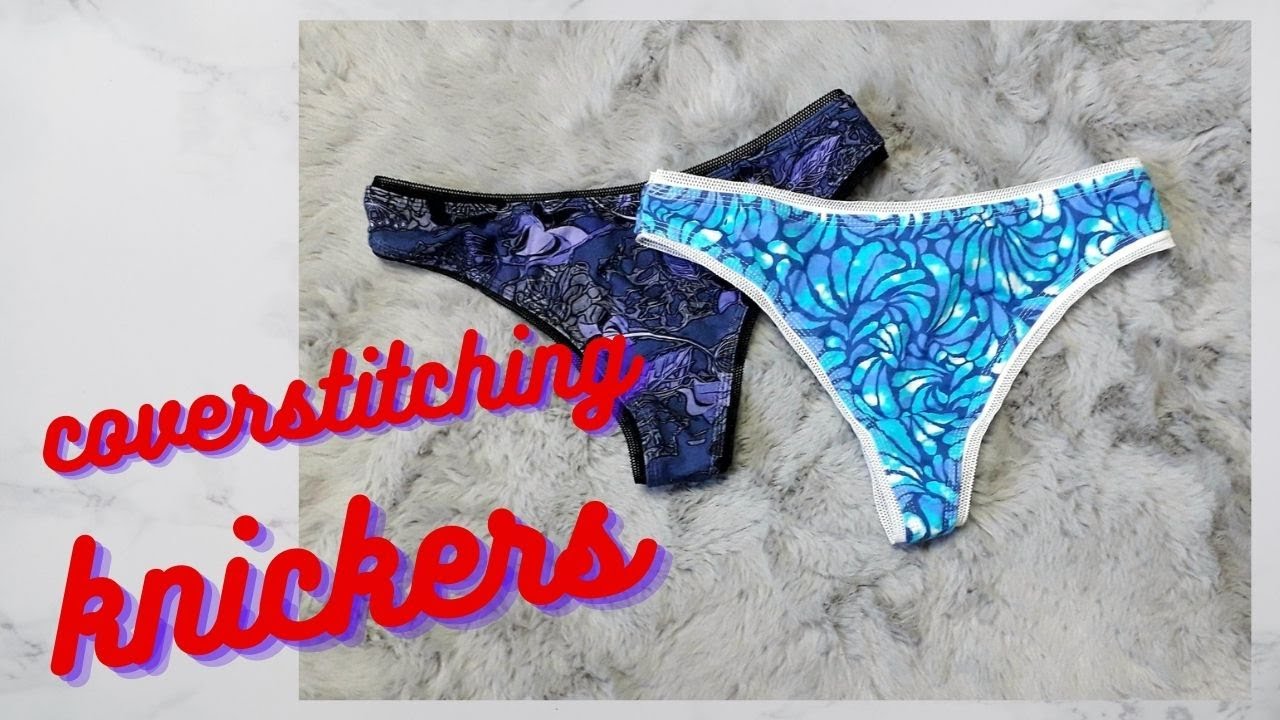 Coverstitching Knickers Elastic : Sew Easy Underwear (Juki MCS1500 and MO 6714DA)