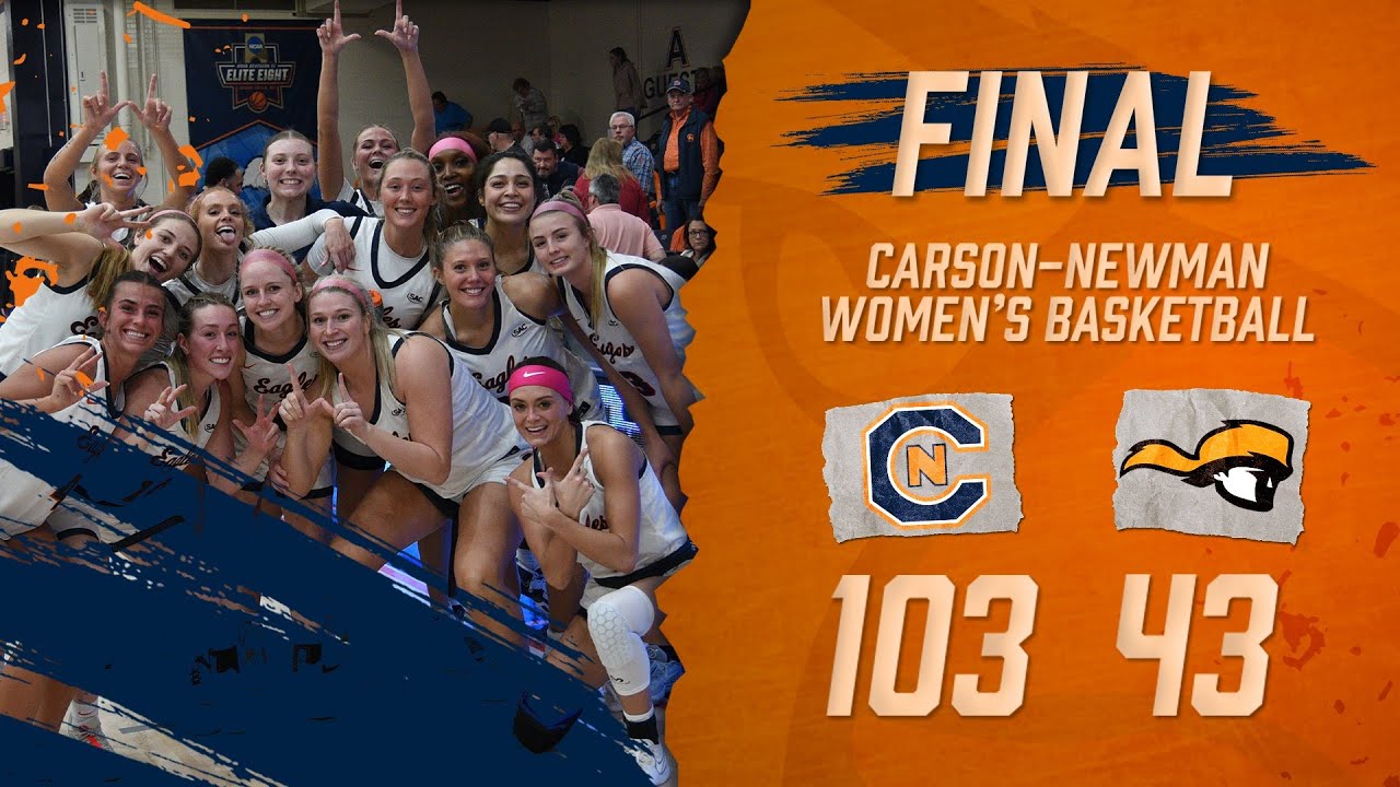 Carson-Newman Women's Basketball Rewind 2023-24: C-N 103, Tusculum 43 Full Broadcast Replay 2-14-24