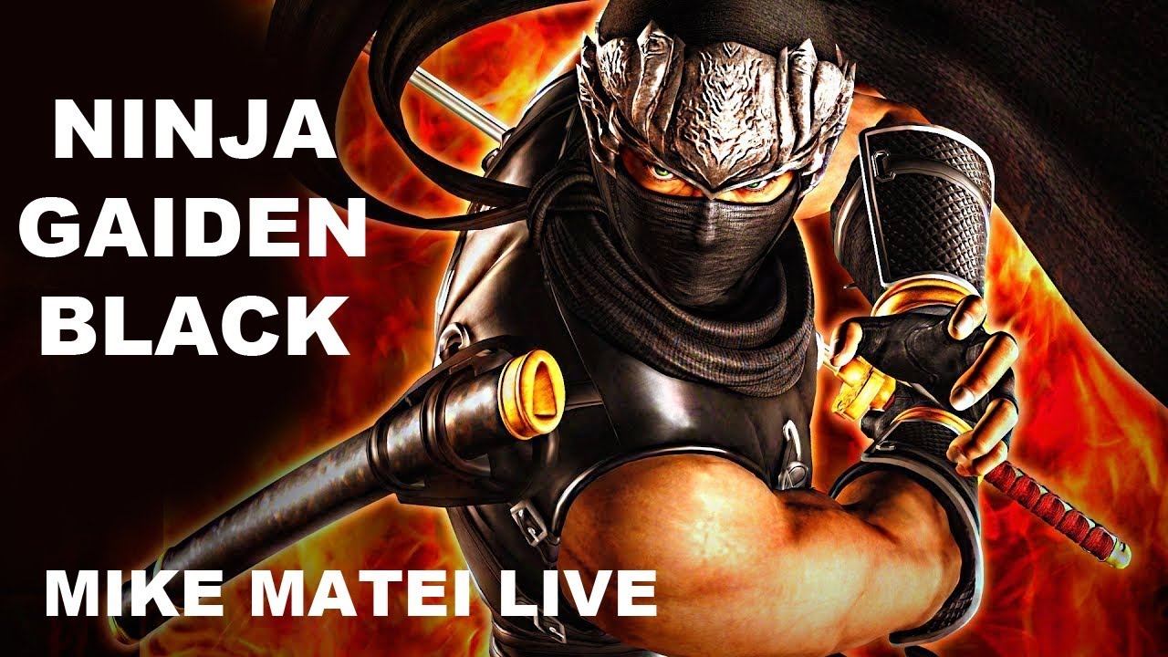 Ninja Gaiden Black (Xbox) Starting the game - Mike Matei Live