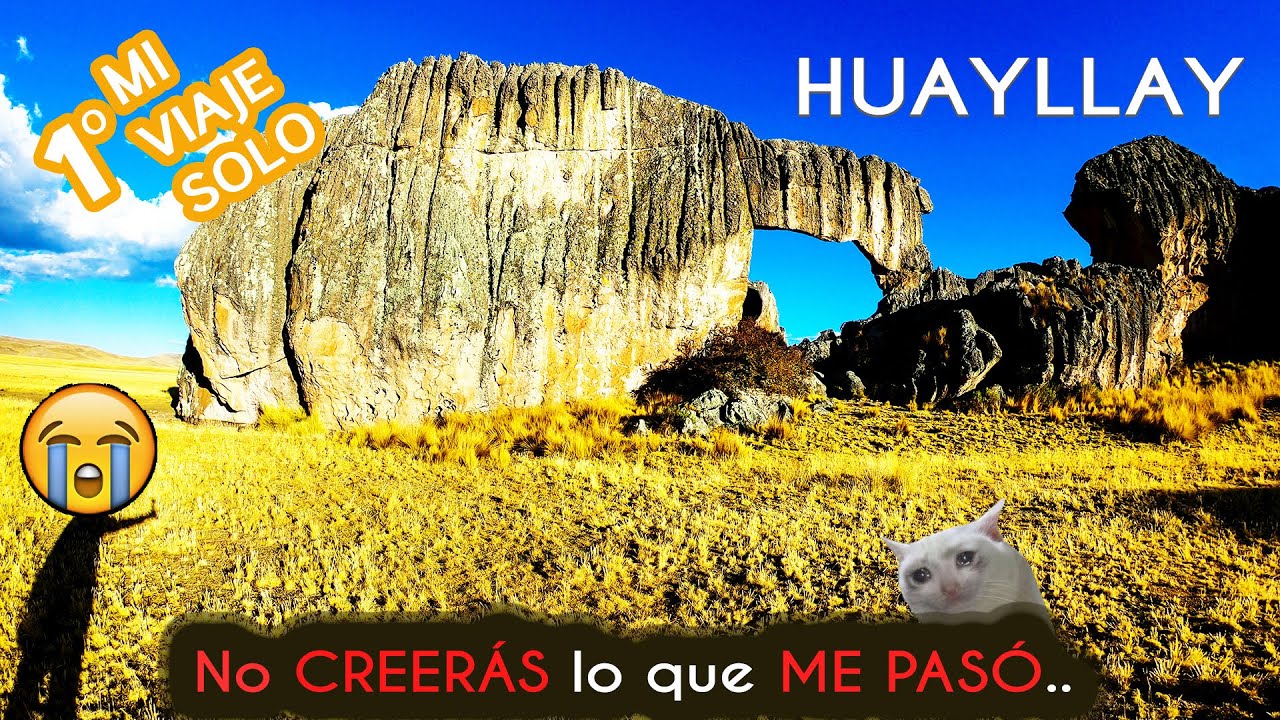 ME PERDÍ en un BOSQUE DE PIEDRAS | MI [ 1º] PRIMER VIAJE SOLO (HUAYLLAY, PERÚ)