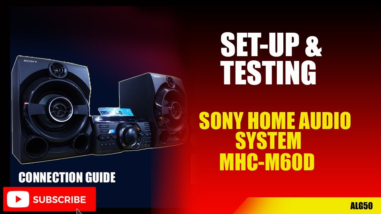 Sony MHC-M60D Mini HI-FI System..Functions and features testing.