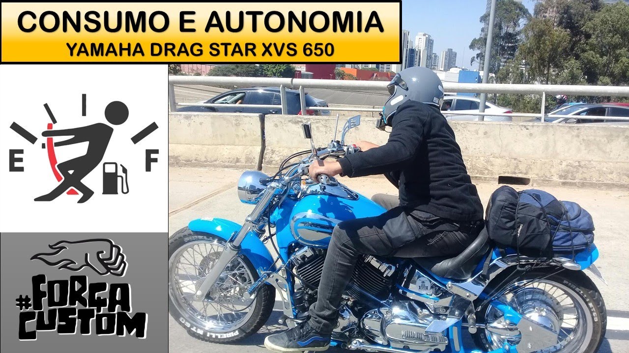 CONSUMO YAMAHA DRAG STAR 650 - FORÇA CUSTOM