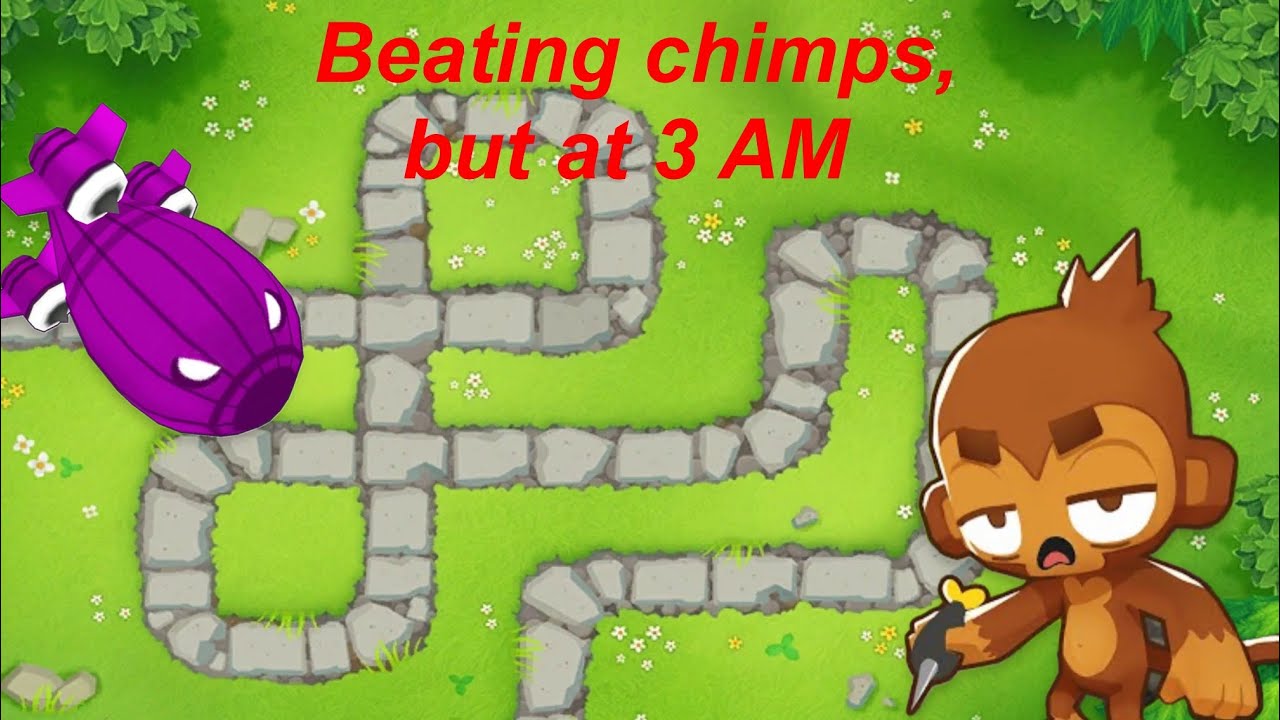 Beating chimps, but at 3 AM