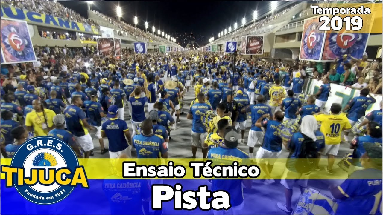 Unidos da Tijuca 2019 - Bateria no ensaio técnico (Pista) - Apoteose ao vivo