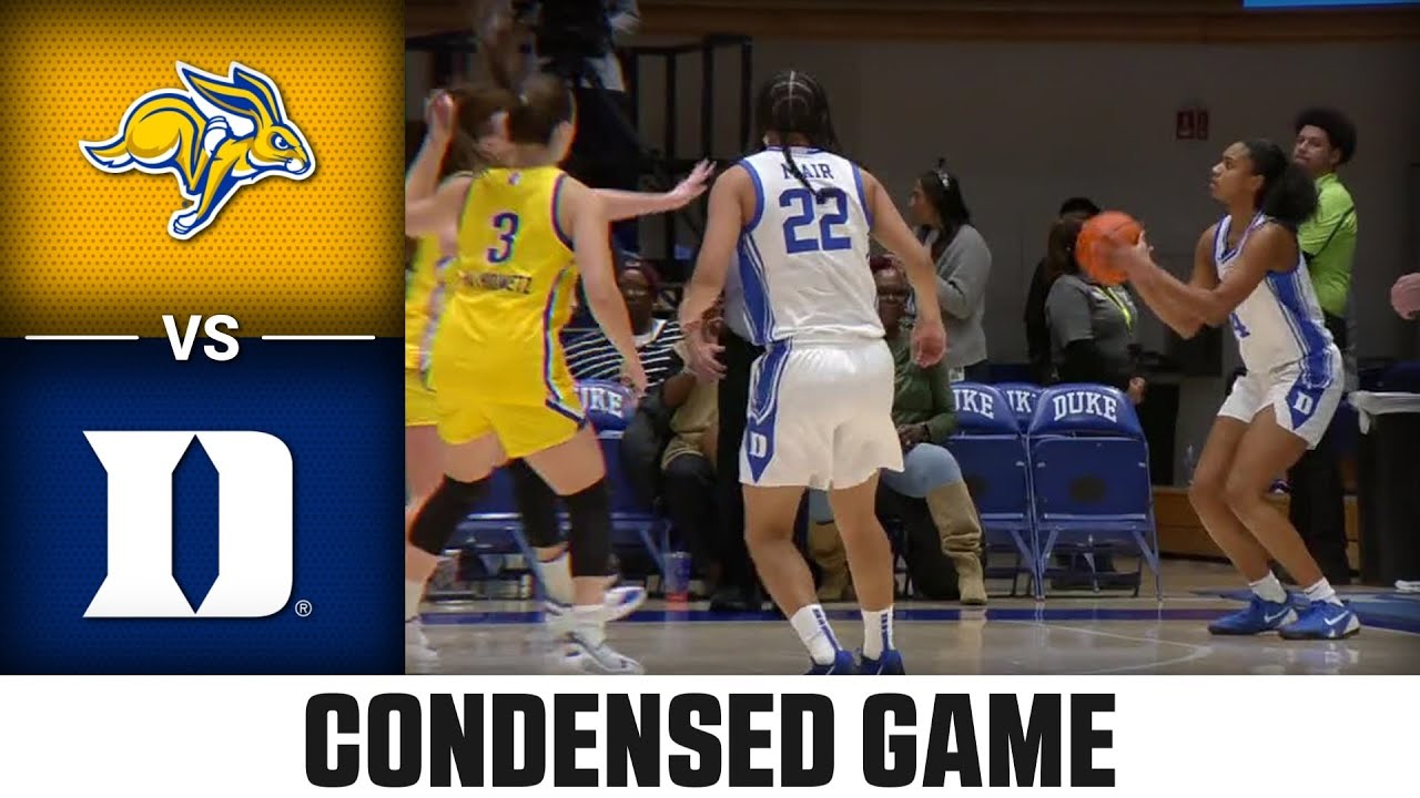 South Dakota State vs Duke Condensed Game | 2025-26 ACC Women's Basketball