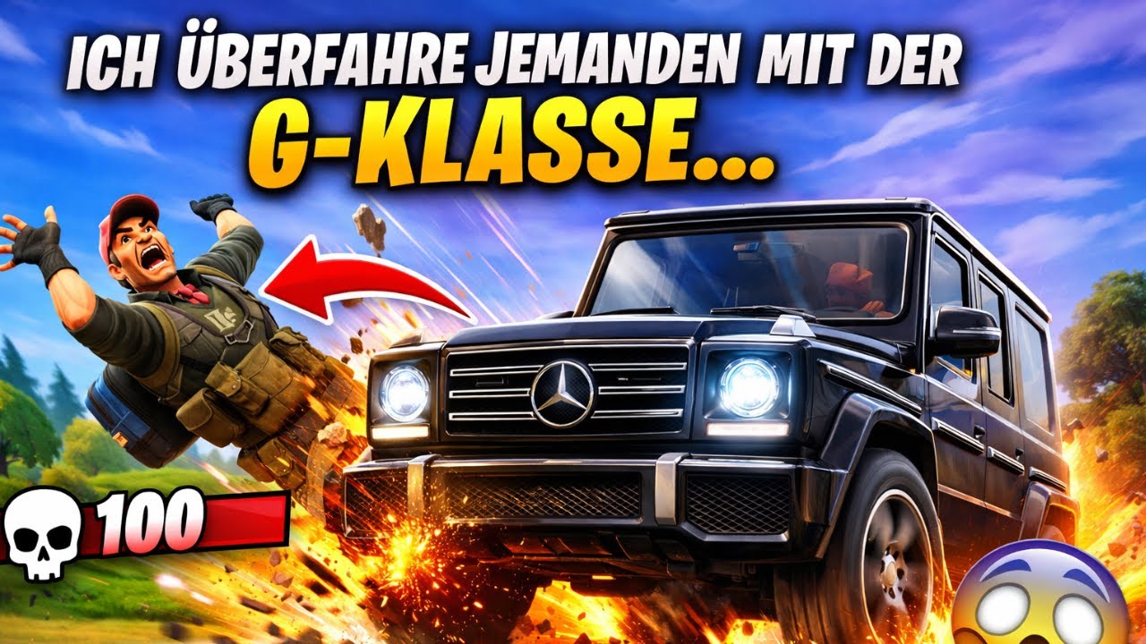 Ich fahre eine Person mit ner G.Klasse um - Fortnite | Standogaming