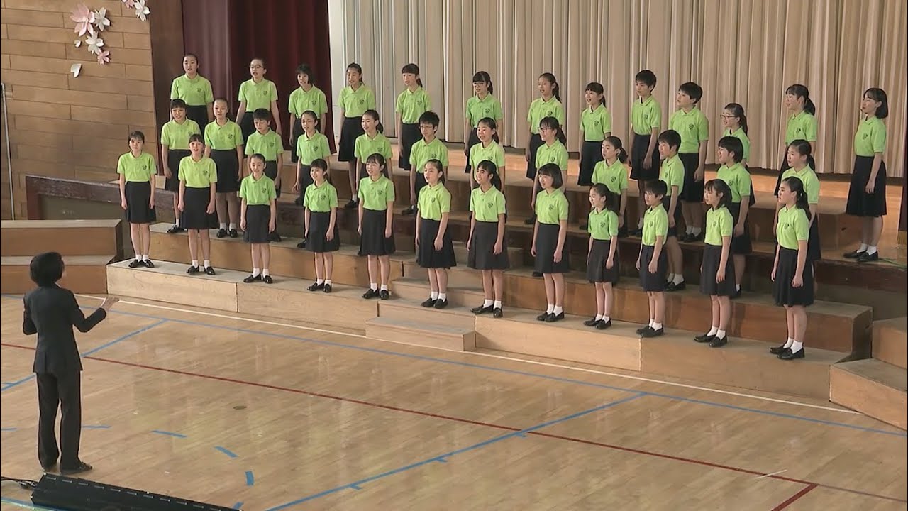 ああ ひまわり（覚 和歌子 詩／横山潤子 作曲）- 同声（女声）合唱とピアノのための《ひかりのものがたり》- 日野市立七生緑小学校合唱団