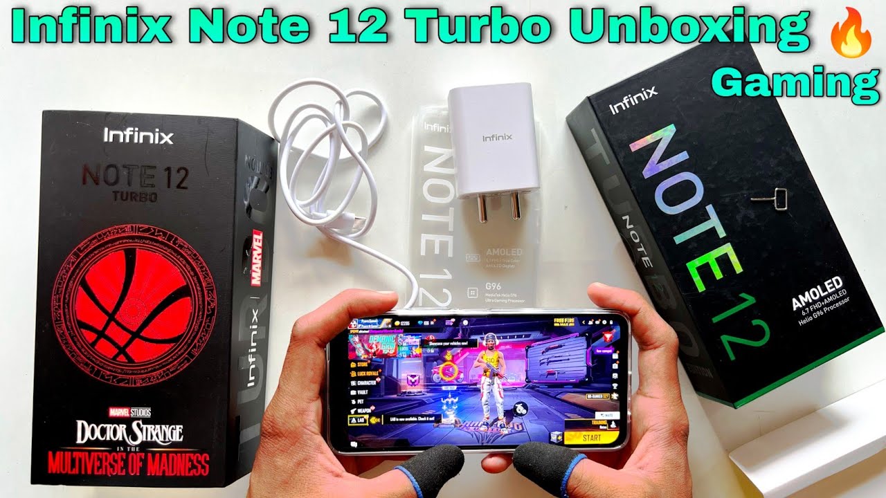 Infinix note 12 turbo unboxing and gaming test