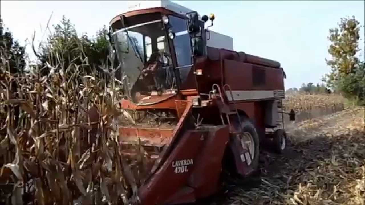 laverda 3350 mais harvest