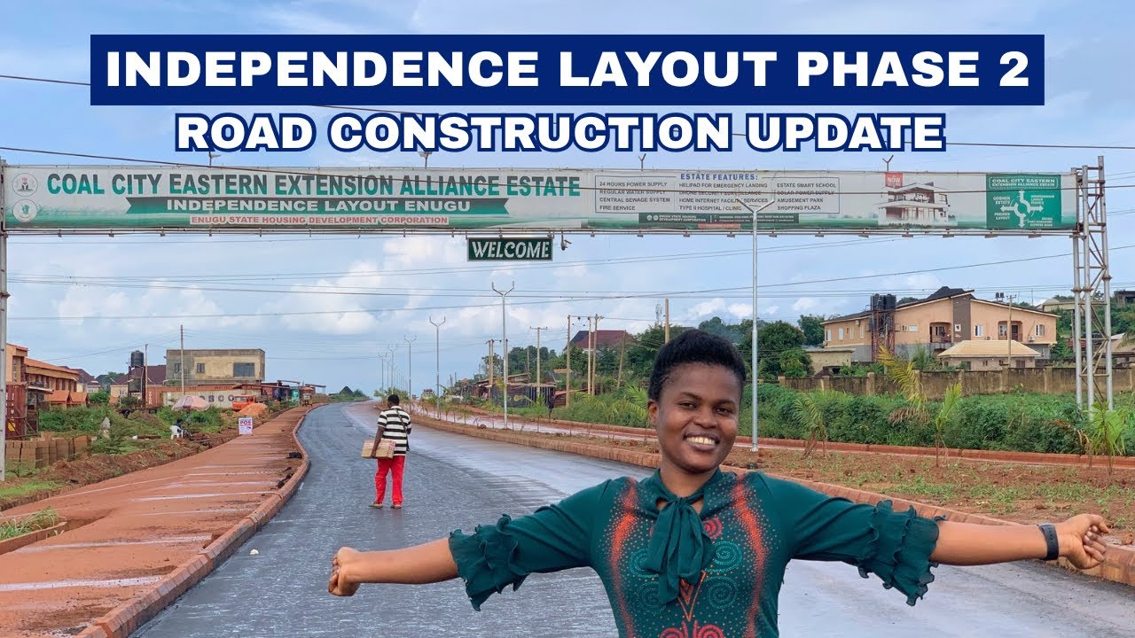 Current Road Construction Update in Independence Layout Phase 2 Enugu + Dolphin Estate Tour