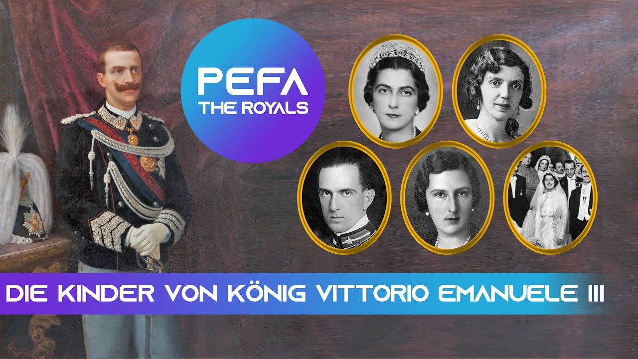 Die Kinder von König Vittorio Emanuele III. (Texte mit Bildern)