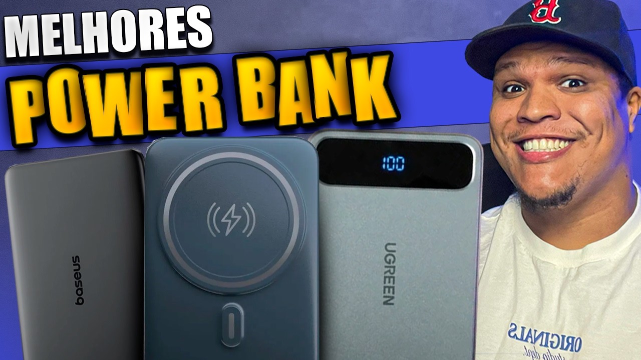TOP 5 melhores POWERBANK de 2026 | Melhores POWERBANK para IPHONES de 2026!