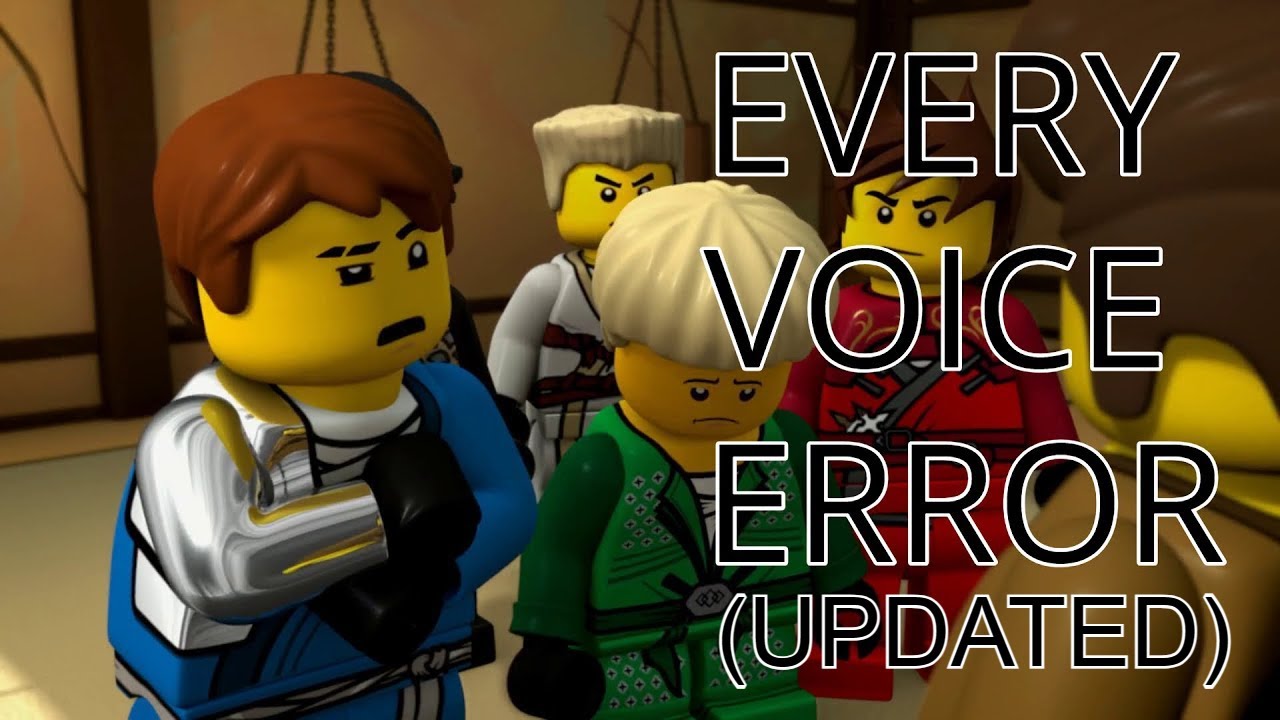 Every Voice Error in Ninjago (Updated)