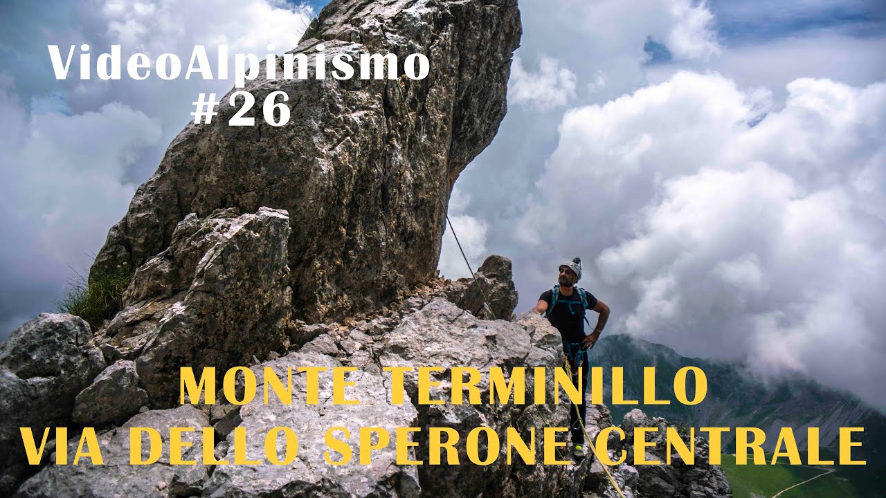 Monte Terminillo - Via dello Sperone centrale 4k - VideoAlpinismo #26