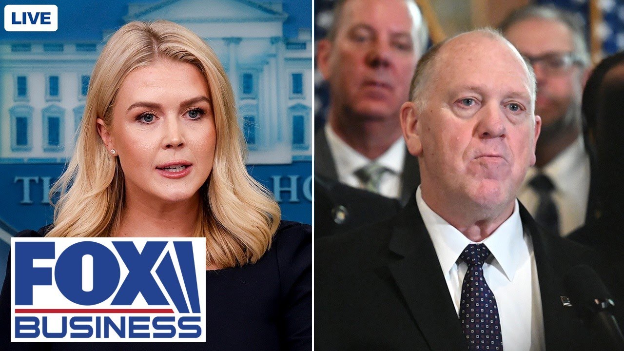 Karoline Leavitt, Tom Homan hold press briefing