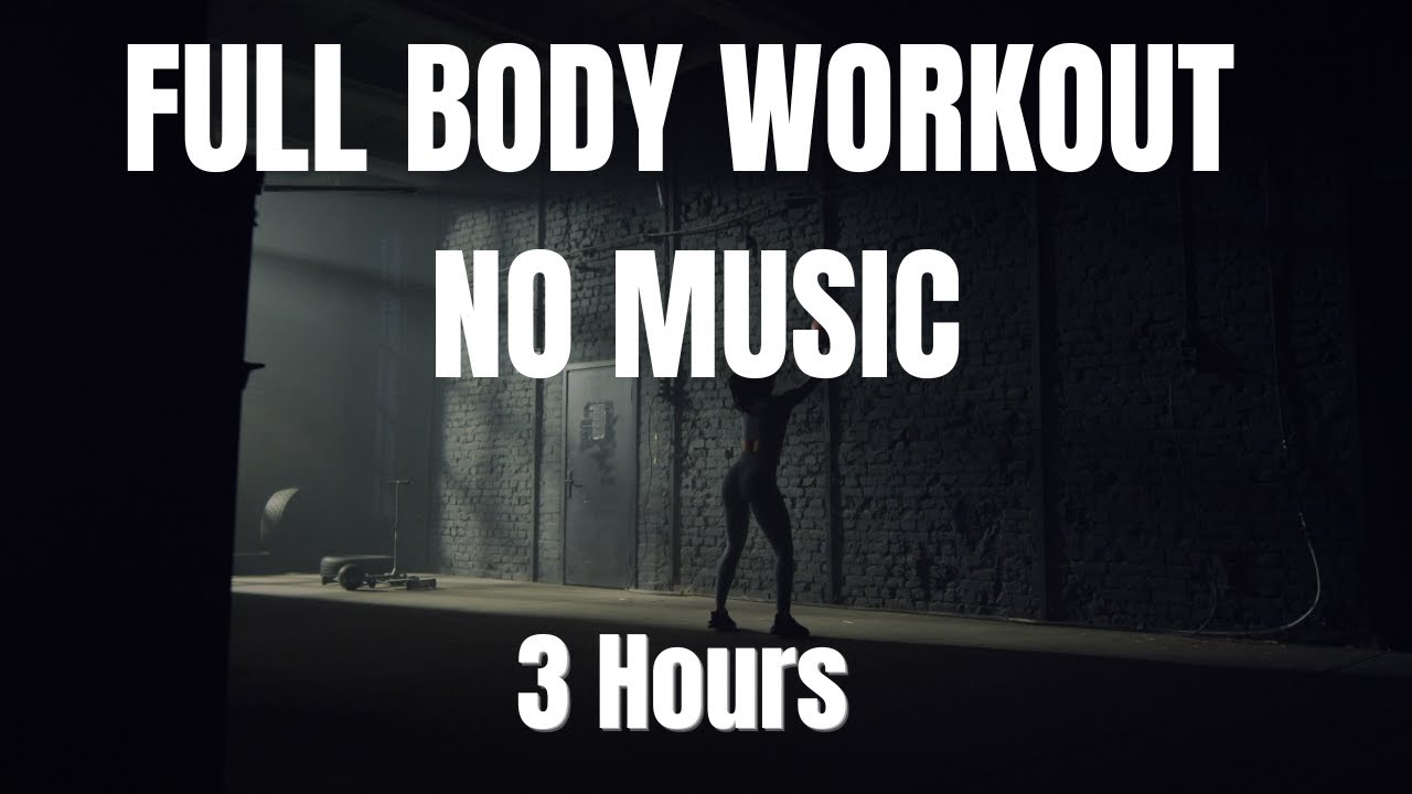 3 Hour Full Body Workout Visuals &mdash; Strength Training Motivation &mdash; No Music [4K]