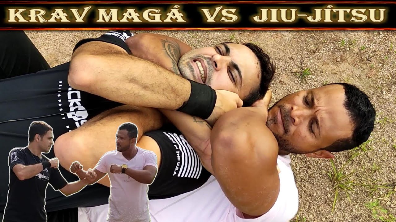 KRAV MAGA VS JIU-JÍTSU  -  DEFESA CONTRA MATA LEÃO | Artes Marciais Fíght