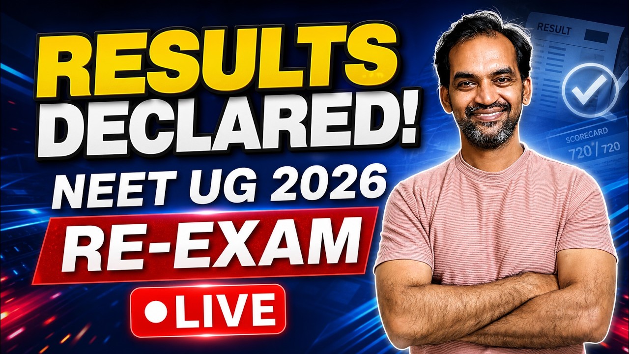 🚨 NEET 2026 Re-Exam Result OUT! Cut-Off, Rank & Next Steps | Check Yours Now 🔥