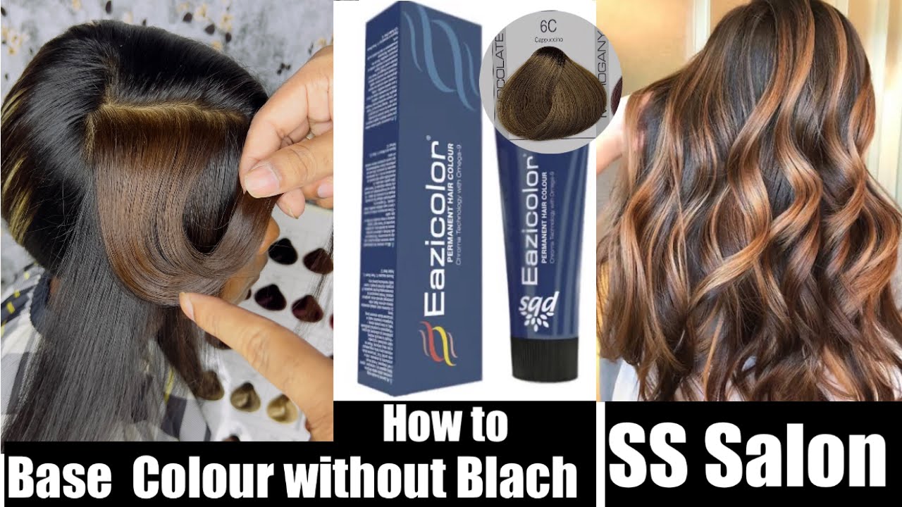 How to: Chocolate brown base colour// one shed hair dye //one shade Base colour without bleach #hair