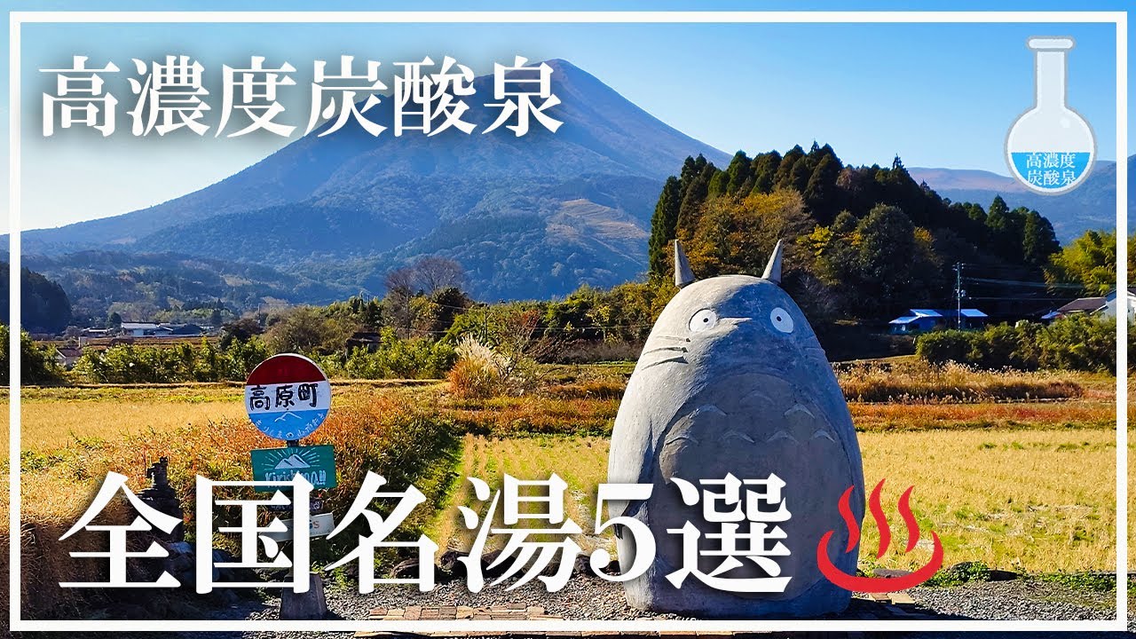 【高濃度炭酸泉】全国名湯５選 増冨ラジウム温泉 桟(かけはし)温泉 頓原ラムネ銀泉 柚木慈生温泉 湯之元温泉