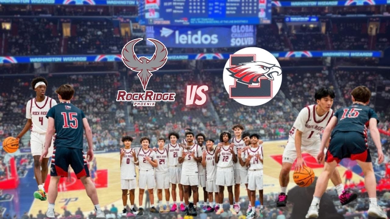 HIGH SCHOOL HOOPS TAKE OVER CAPITAL ONE ARENA 😱🔥 | Rock Ridge vs Liberty
